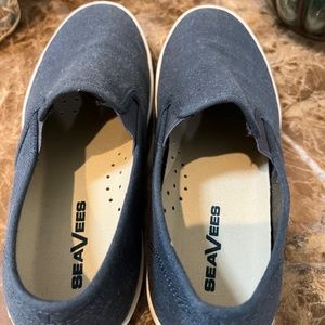 SeaVees Linen Blue Slip on Sneaker NWOT